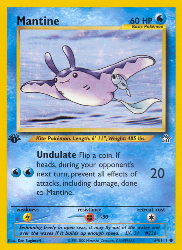 Mantine (64/111) [Neo Genesis 1st Edition] | Cracking-Singles