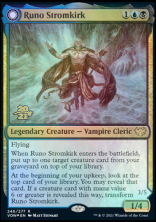 Runo Stromkirk // Krothuss, Lord of the Deep [Innistrad: Crimson Vow Prerelease Promos] | Cracking-Singles