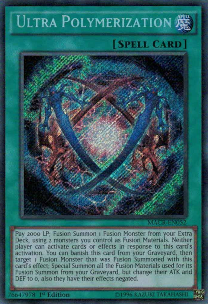 Ultra Polymerization [MACR-EN052] Secret Rare | Cracking-Singles