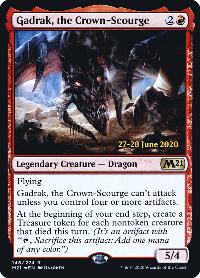 Gadrak, the Crown-Scourge  [Core Set 2021 Prerelease Promos] | Cracking-Singles