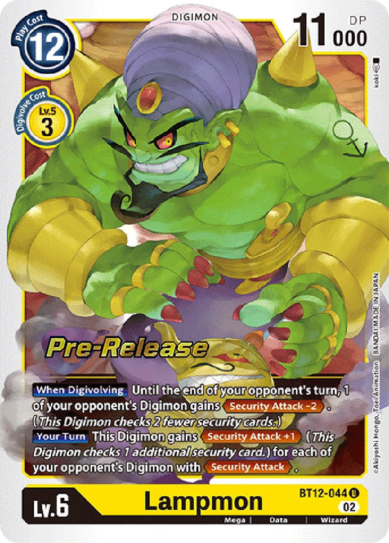 Lampmon [BT12-044] [Across Time Pre-Release Cards] | Cracking-Singles