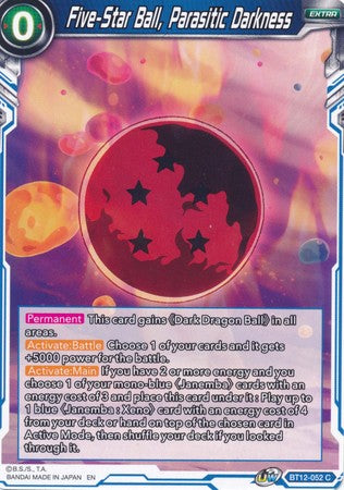 Five-Star Ball, Parasitic Darkness [BT12-052] | Cracking-Singles