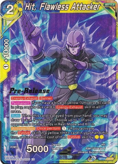 Hit, Flawless Attacker (BT14-146) [Cross Spirits Prerelease Promos] | Cracking-Singles