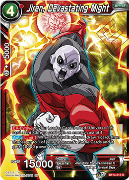 Jiren, Devastating Might (BT14-016) [Cross Spirits] | Cracking-Singles