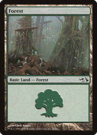 Forest (28) [Duel Decks: Elves vs. Goblins] | Cracking-Singles