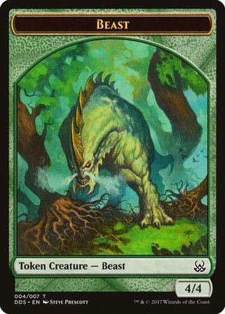 Beast Token [Duel Decks: Mind vs. Might Tokens] | Cracking-Singles