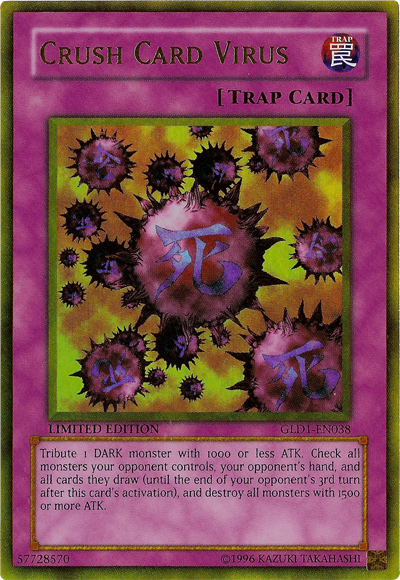 Crush Card Virus [GLD1-EN038] Gold Rare | Cracking-Singles