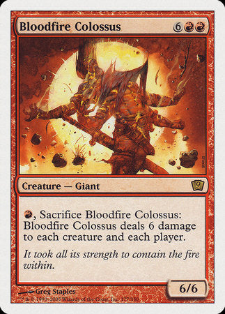 Bloodfire Colossus [Ninth Edition] | Cracking-Singles