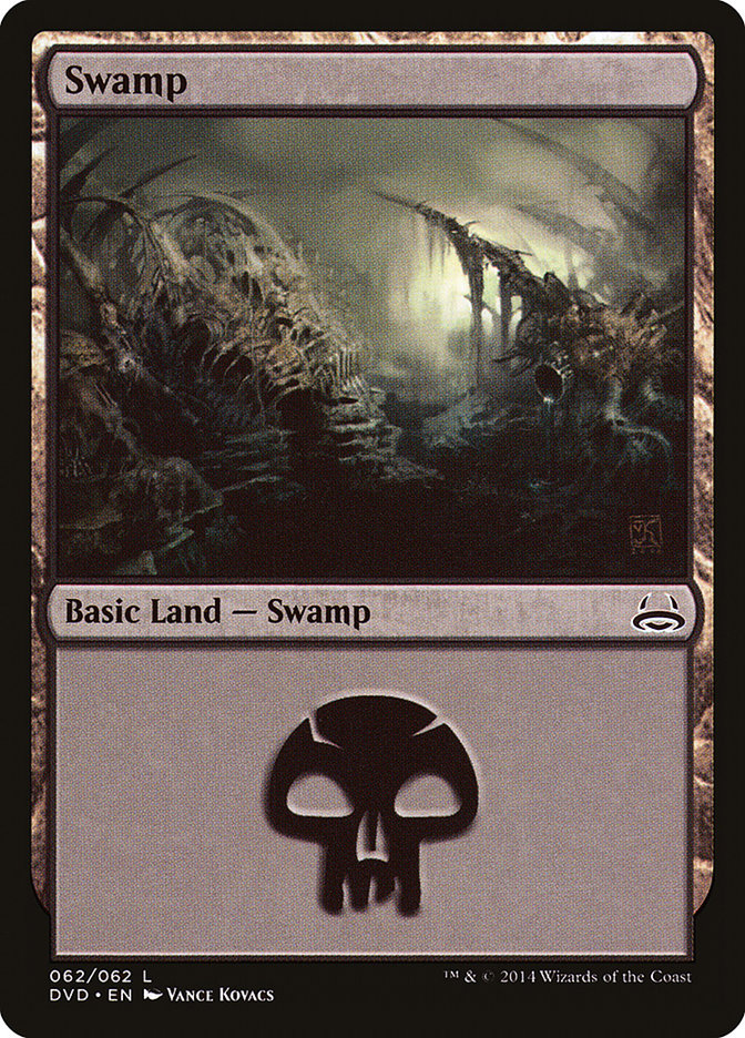 Swamp (62) (Divine vs. Demonic) [Duel Decks Anthology] | Cracking-Singles