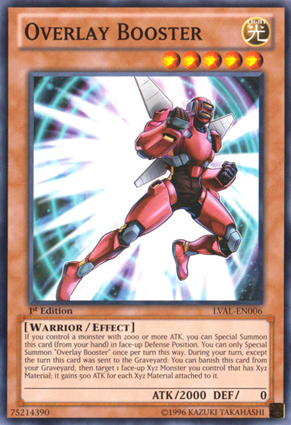 Overlay Booster [LVAL-EN006] Common | Cracking-Singles