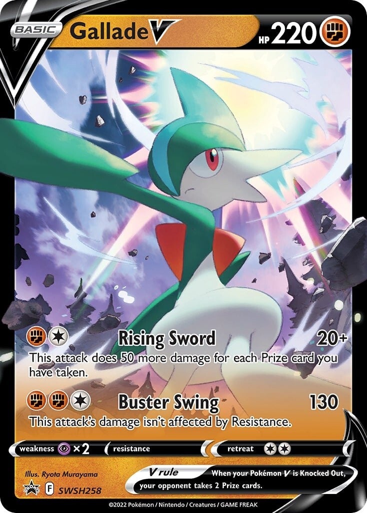 Gallade V (SWSH258) [Sword & Shield: Black Star Promos] | Cracking-Singles