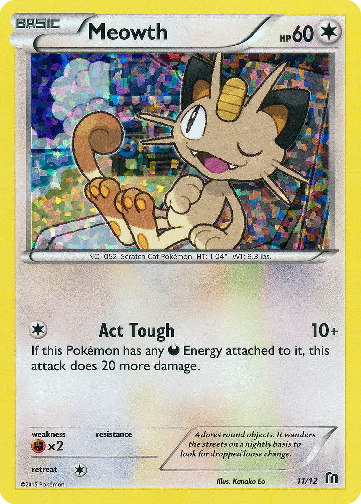 Meowth (11/12) [McDonald's Promos: 2016 Collection] | Cracking-Singles