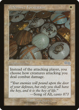 Defensive Formation [Urza's Saga] | Cracking-Singles