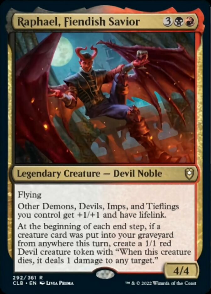 Raphael, Fiendish Savior [Commander Legends: Battle for Baldur's Gate] | Cracking-Singles