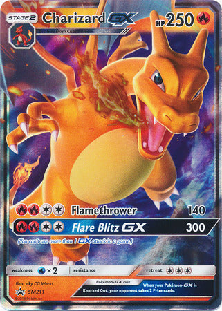 Charizard GX (SM211) (Jumbo Card) [Sun & Moon: Black Star Promos] | Cracking-Singles