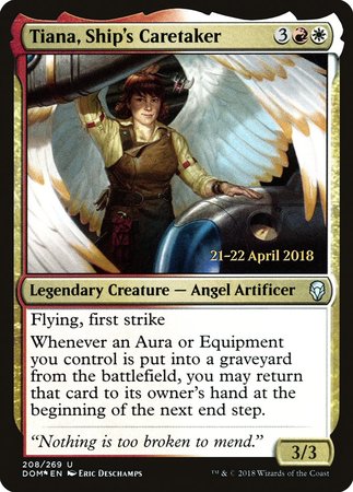 Tiana, Ship's Caretaker [Dominaria Promos] | Cracking-Singles