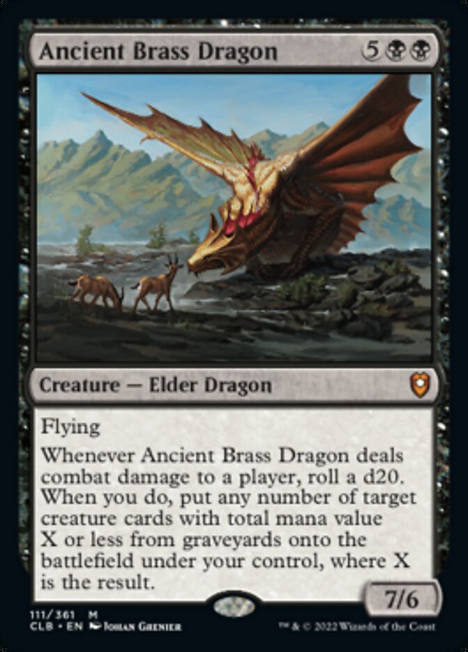 Ancient Brass Dragon [Commander Legends: Battle for Baldur's Gate] | Cracking-Singles