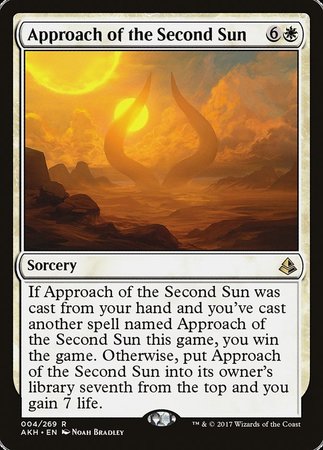 Approach of the Second Sun [Amonkhet] | Cracking-Singles