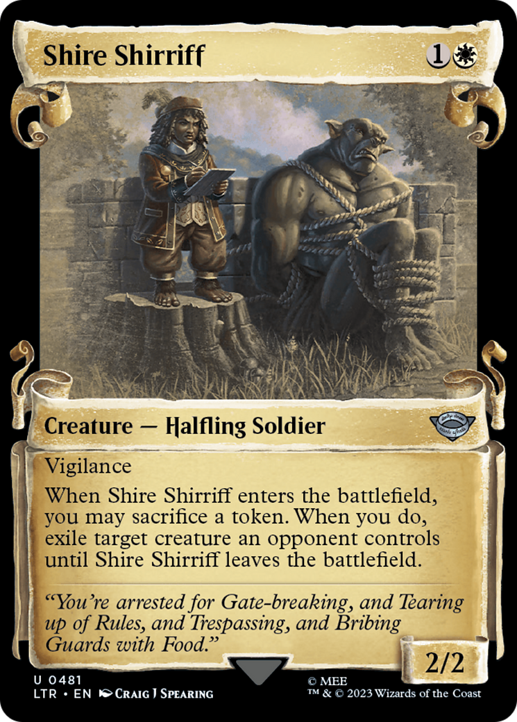 Shire Shirriff [The Lord of the Rings: Tales of Middle-Earth Showcase Scrolls] | Cracking-Singles