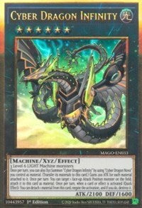 Cyber Dragon Infinity (Alternate Art) [MAGO-EN033] Gold Rare | Cracking-Singles