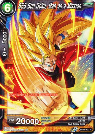 SS3 Son Goku, Man on a Mission [BT11-127] | Cracking-Singles