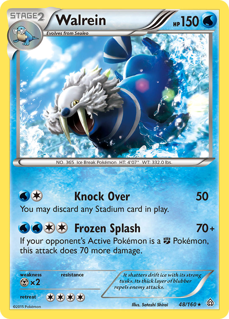 Walrein (48/160) [XY: Primal Clash] | Cracking-Singles