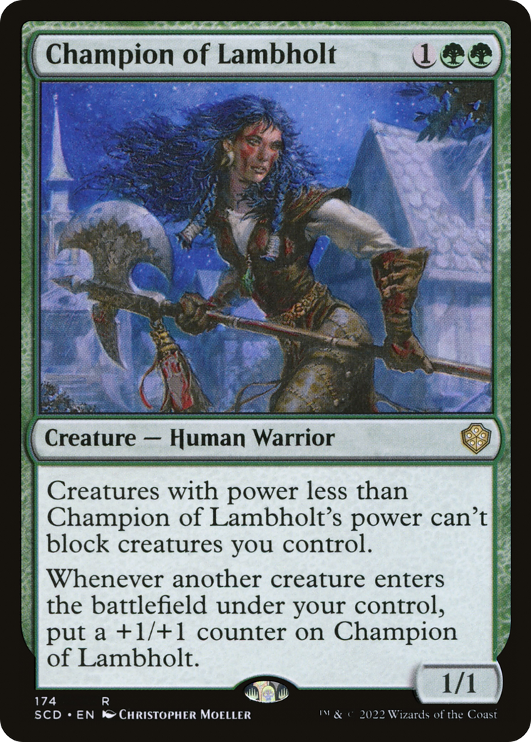 Champion of Lambholt [Starter Commander Decks] | Cracking-Singles