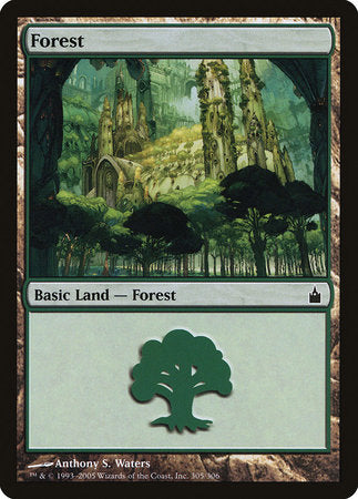 Forest (305) [Ravnica: City of Guilds] | Cracking-Singles