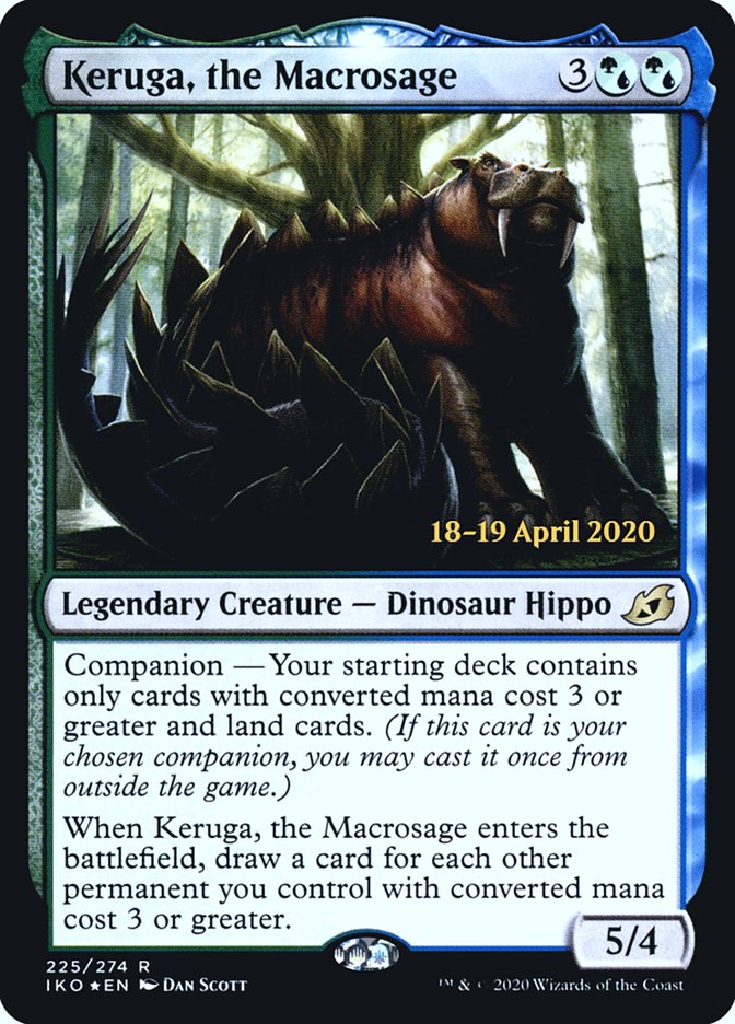 Keruga, the Macrosage  [Ikoria: Lair of Behemoths Prerelease Promos] | Cracking-Singles