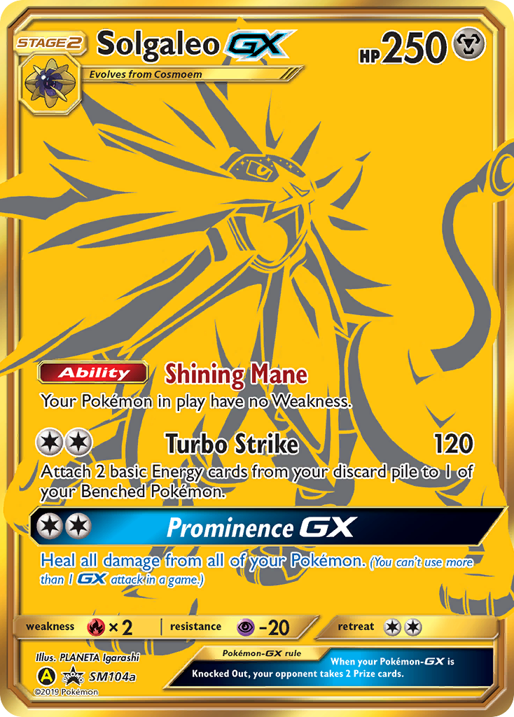 Solgaleo GX (SM104a) [Sun & Moon: Black Star Promos] | Cracking-Singles