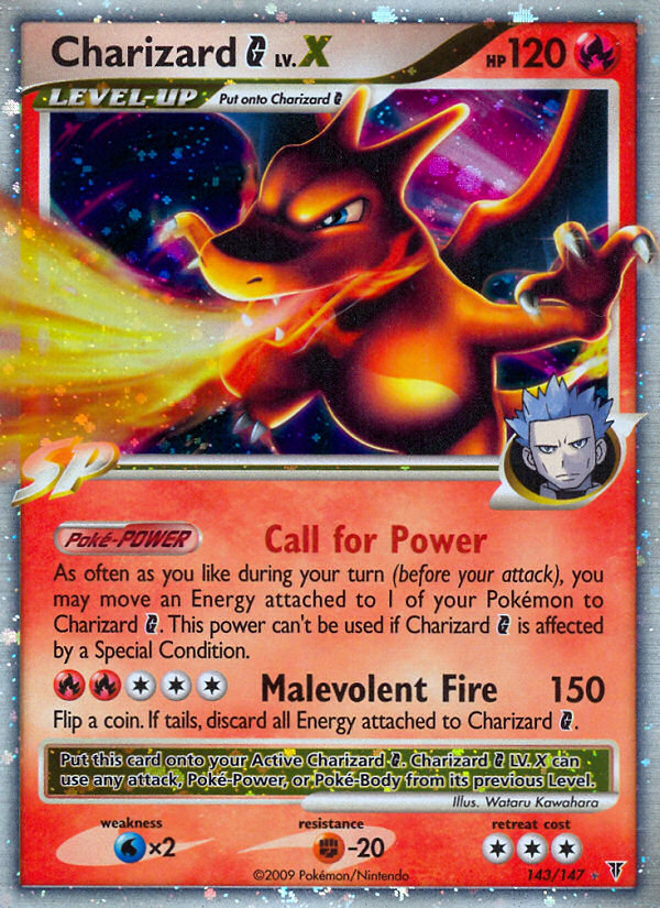 Charizard G LV.X (143/147) [Platinum: Supreme Victors] | Cracking-Singles