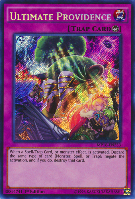 Ultimate Providence [MP16-EN233] Secret Rare | Cracking-Singles