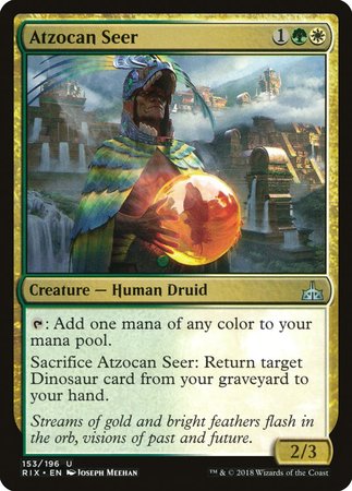 Atzocan Seer [Rivals of Ixalan] | Cracking-Singles