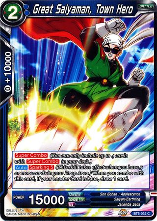 Great Saiyaman, Town Hero (BT5-032) [Miraculous Revival] | Cracking-Singles