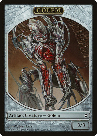 Golem Token [New Phyrexia Tokens] | Cracking-Singles