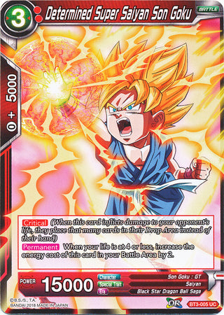 Determined Super Saiyan Son Goku [BT3-005] | Cracking-Singles