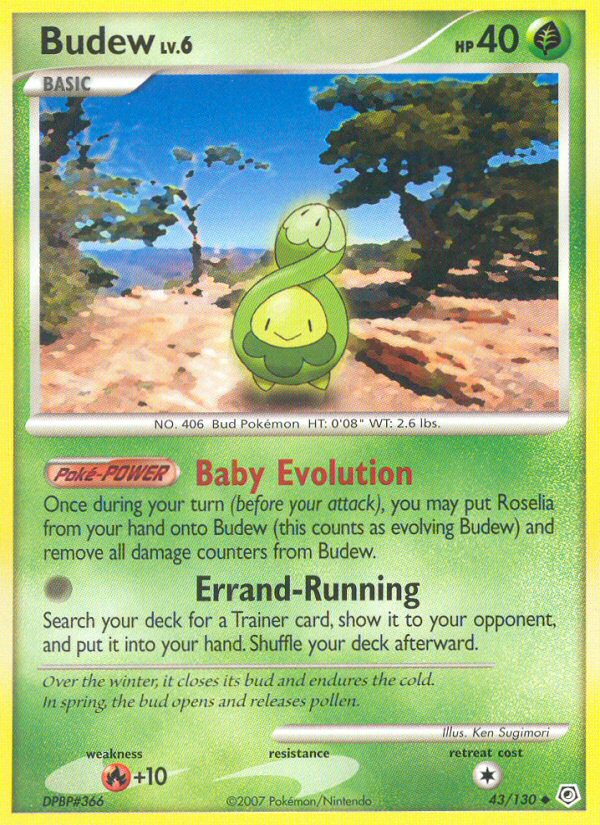 Budew (43/130) [Diamond & Pearl: Base Set] | Cracking-Singles