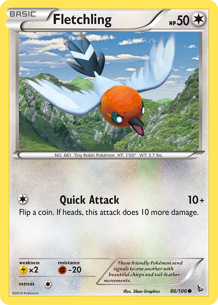 Fletchling (86/106) [XY: Flashfire] | Cracking-Singles