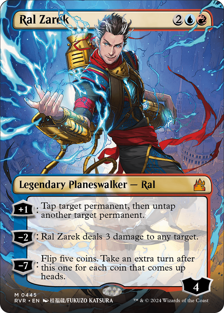 Ral Zarek (Anime Borderless) [Ravnica Remastered] | Cracking-Singles