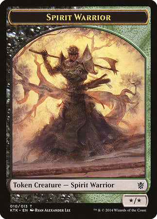 Spirit Warrior Token [Khans of Tarkir Tokens] | Cracking-Singles