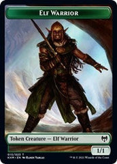 Elf Warrior // Servo Double-sided Token [Kaldheim Tokens] | Cracking-Singles