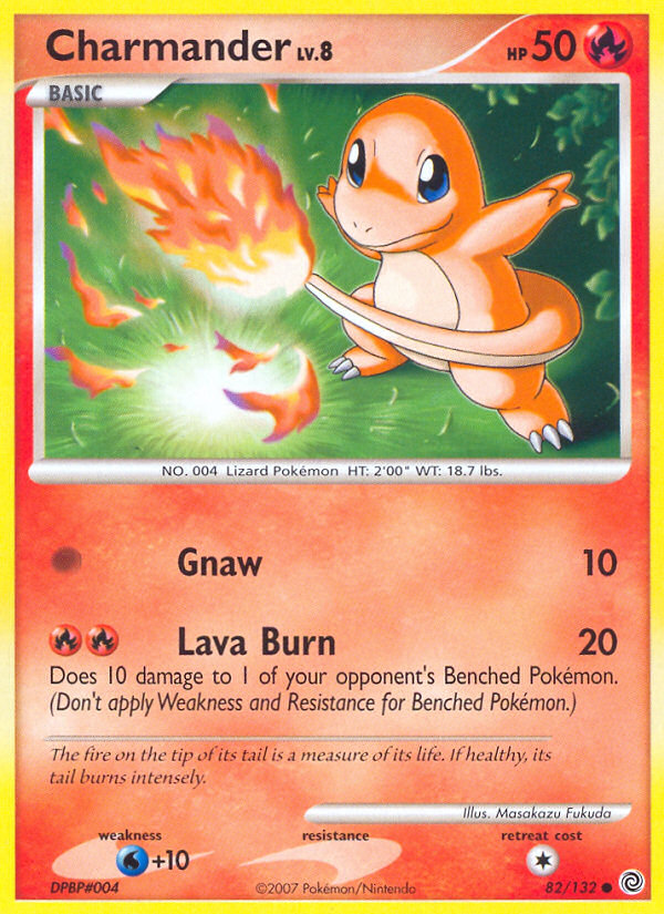 Charmander (82/132) [Diamond & Pearl: Secret Wonders] | Cracking-Singles