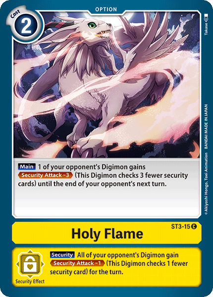 Holy Flame [ST3-15] [Starter Deck: Heaven's Yellow] | Cracking-Singles