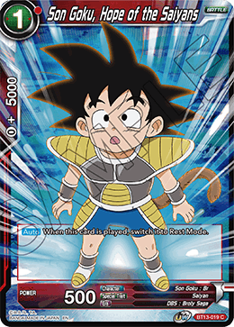 Son Goku, Hope of the Saiyans (Common) [BT13-019] | Cracking-Singles