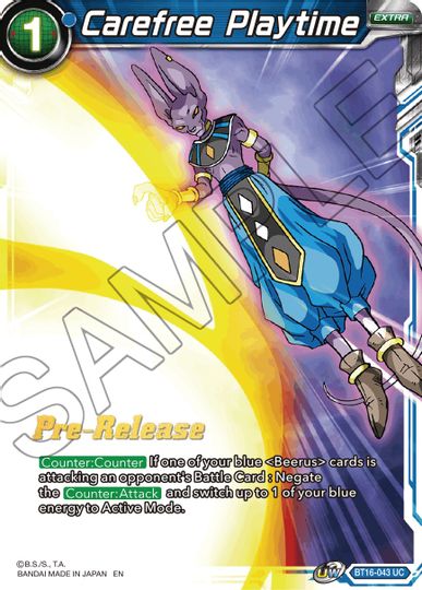 Carefree Playtime (BT16-043) [Realm of the Gods Prerelease Promos] | Cracking-Singles