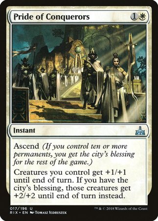 Pride of Conquerors [Rivals of Ixalan] | Cracking-Singles