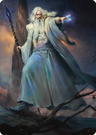 Saruman of Many Colors Art Card [The Lord of the Rings: Tales of Middle-earth Art Series] | Cracking-Singles