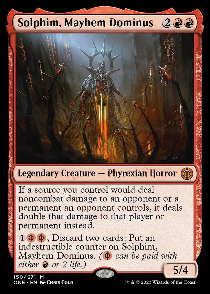 Solphim, Mayhem Dominus [Phyrexia: All Will Be One] | Cracking-Singles