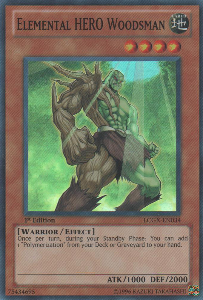 Elemental HERO Woodsman [LCGX-EN034] Super Rare | Cracking-Singles