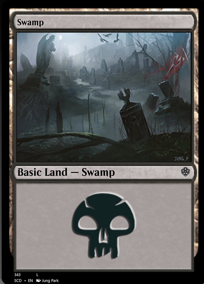 Swamp (343) [Starter Commander Decks] | Cracking-Singles